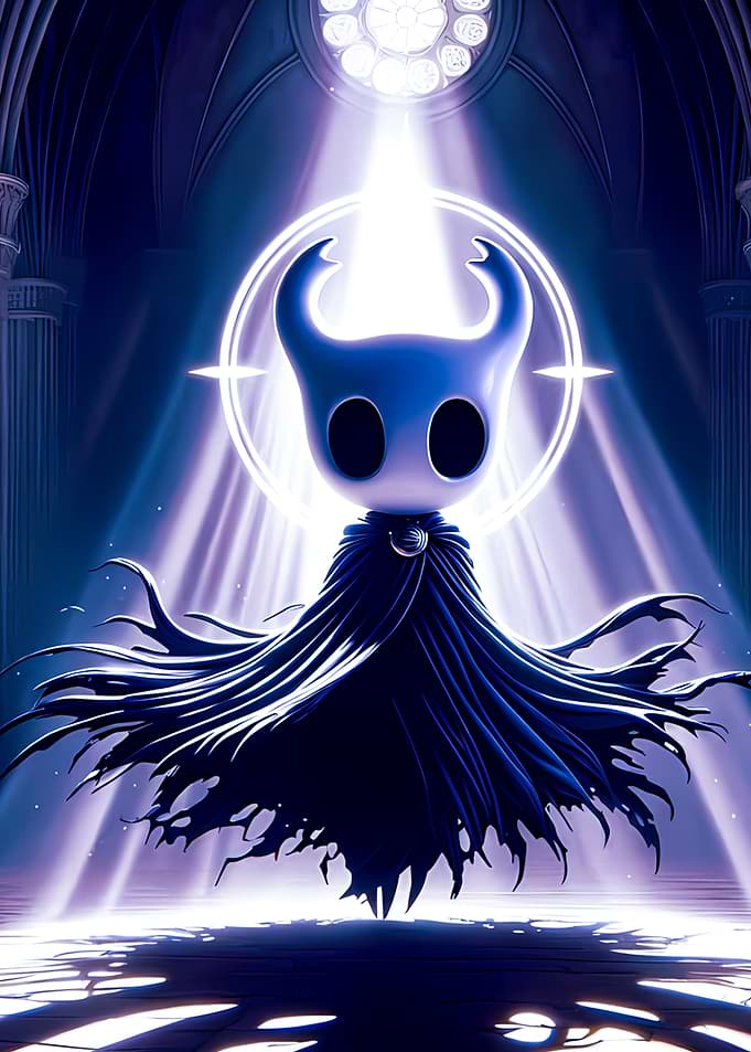 The Knight from Hollow Knight