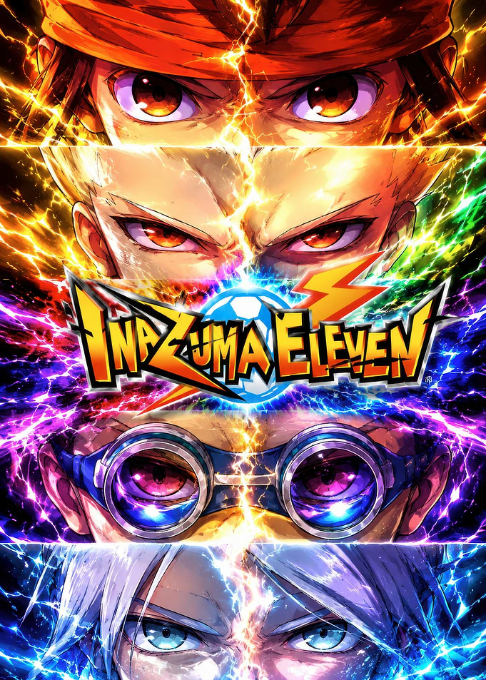 Inazuma Eleven Character Montage Poster