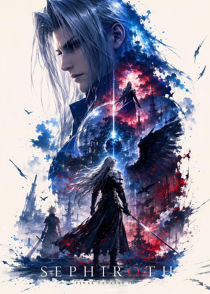 Sephiroth Final Fantasy VII Poster