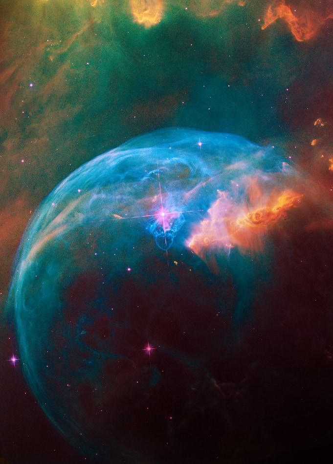 Cosmic Nursery's Luminous Embrace