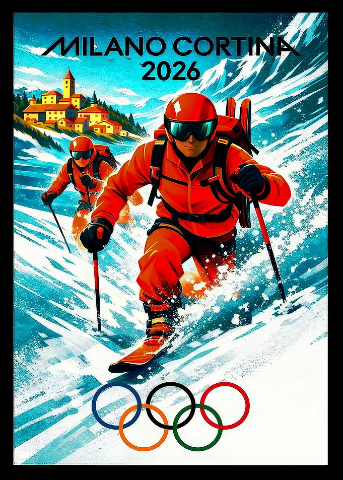 Milano Cortina 2026 Winter Olympics Poster