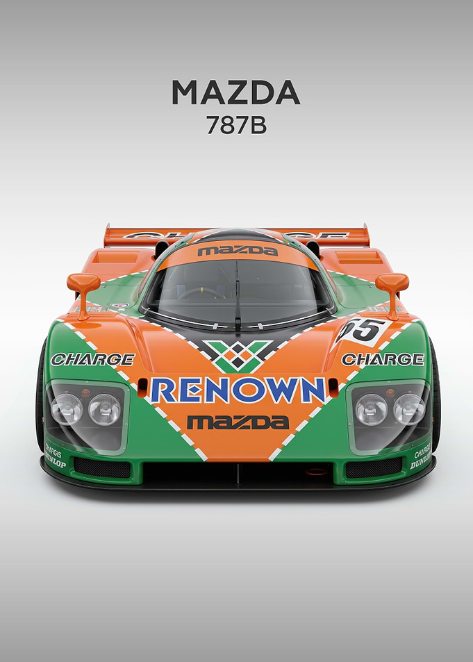 Mazda 787B Car Front