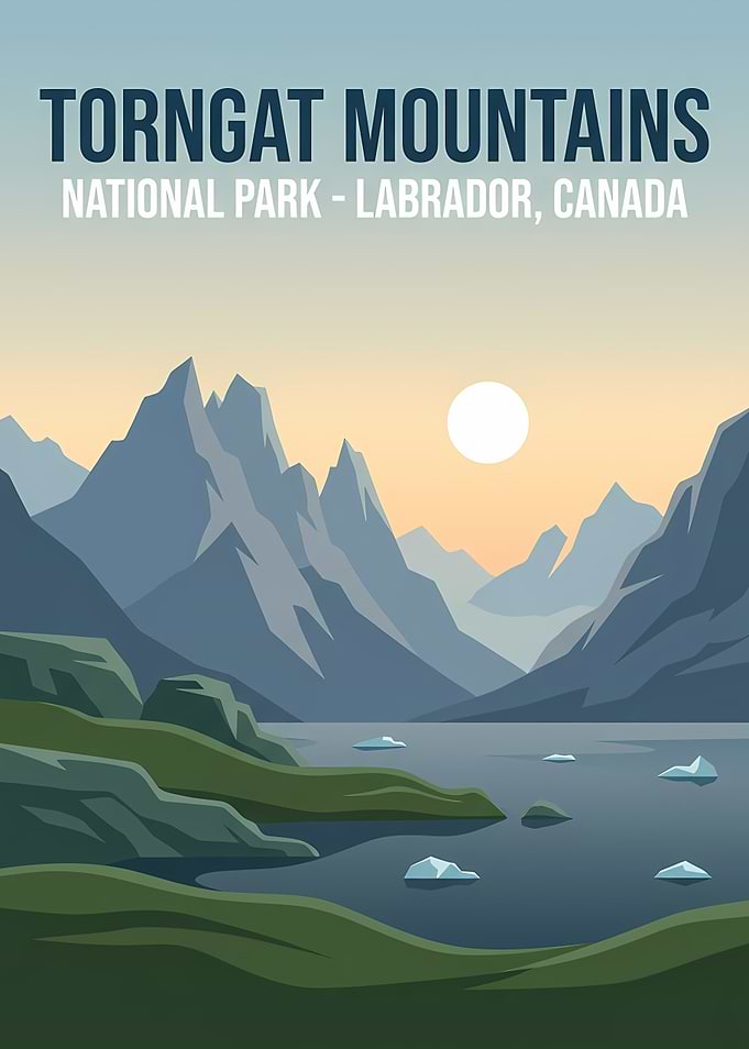 Torngat Mountains National Park Travel Poster