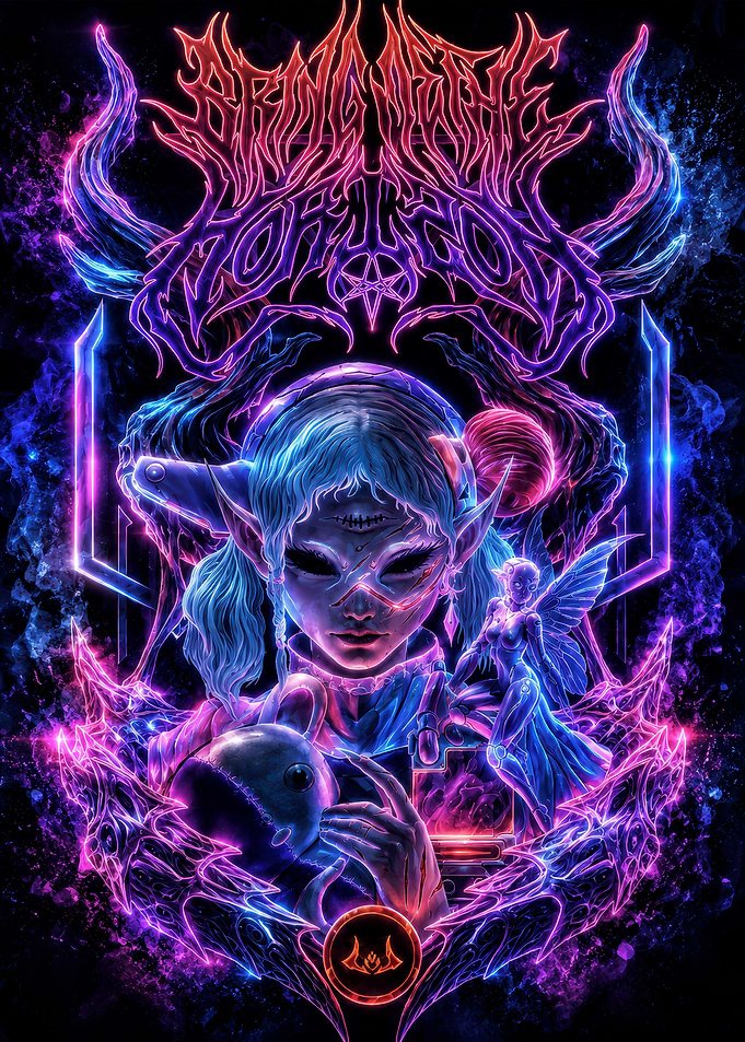 Bring Me The Horizon Neon Artwork