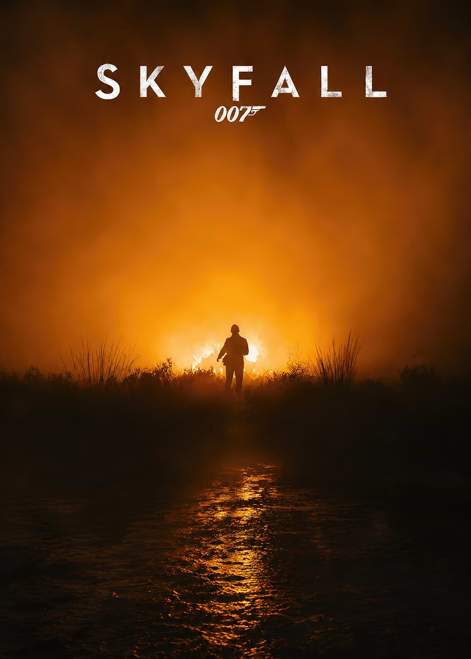 Skyfall 007 James Bond Movie Poster