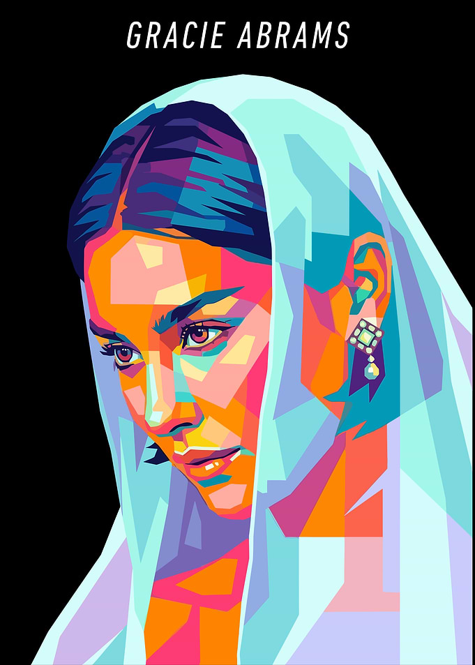 Gracie Abrams Pop Art Portrait