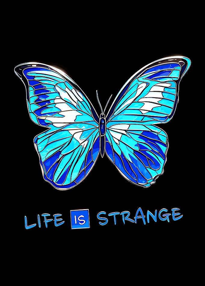 Life is Strange Blue Butterfly Logo