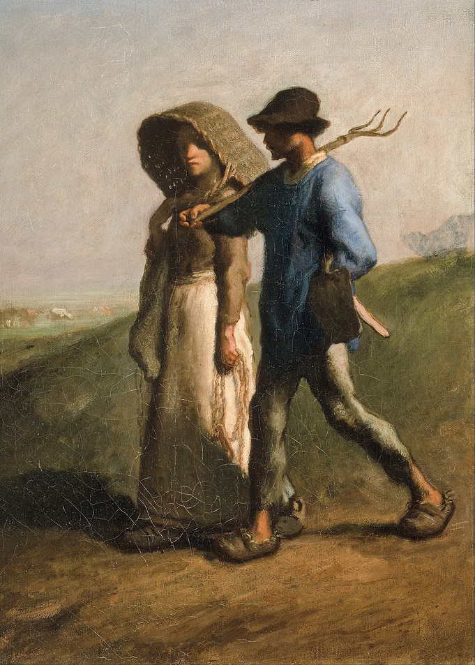 Going to Work - Jean-Franҫois Millet
