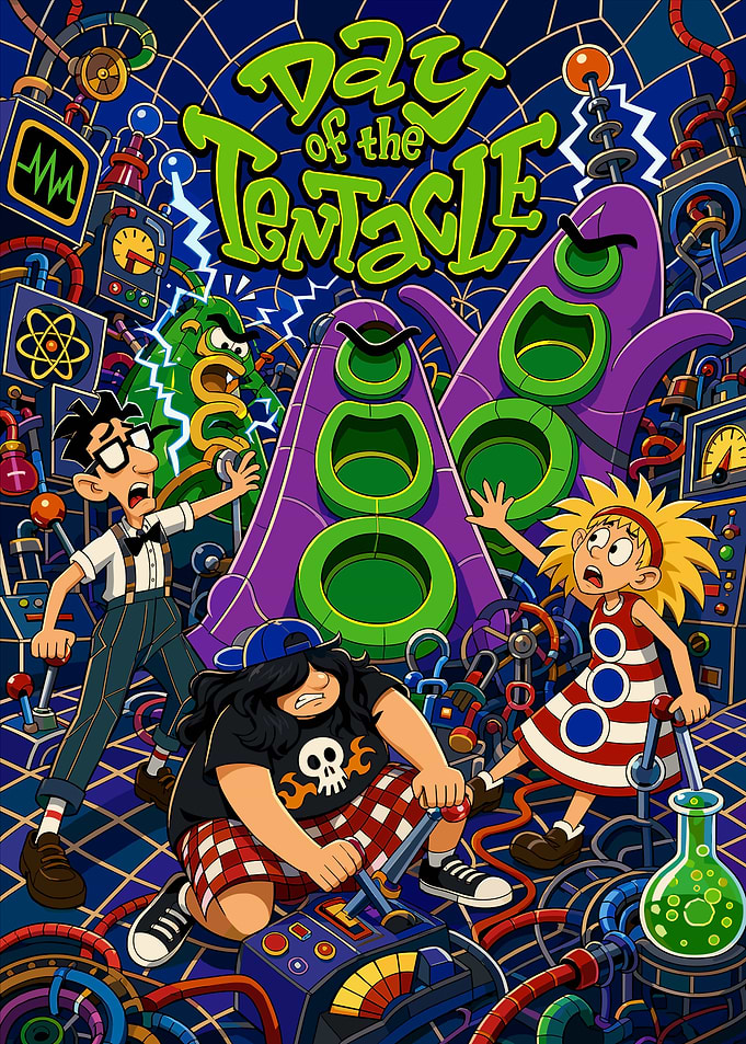 Day of the Tentacle Game Poster