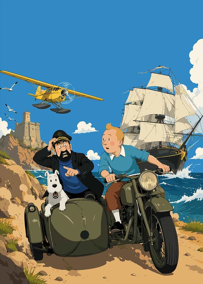 Tintin and Captain Haddock Adventure