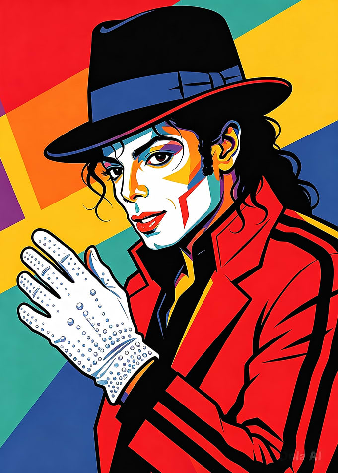 Michael Jackson Pop Art Portrait