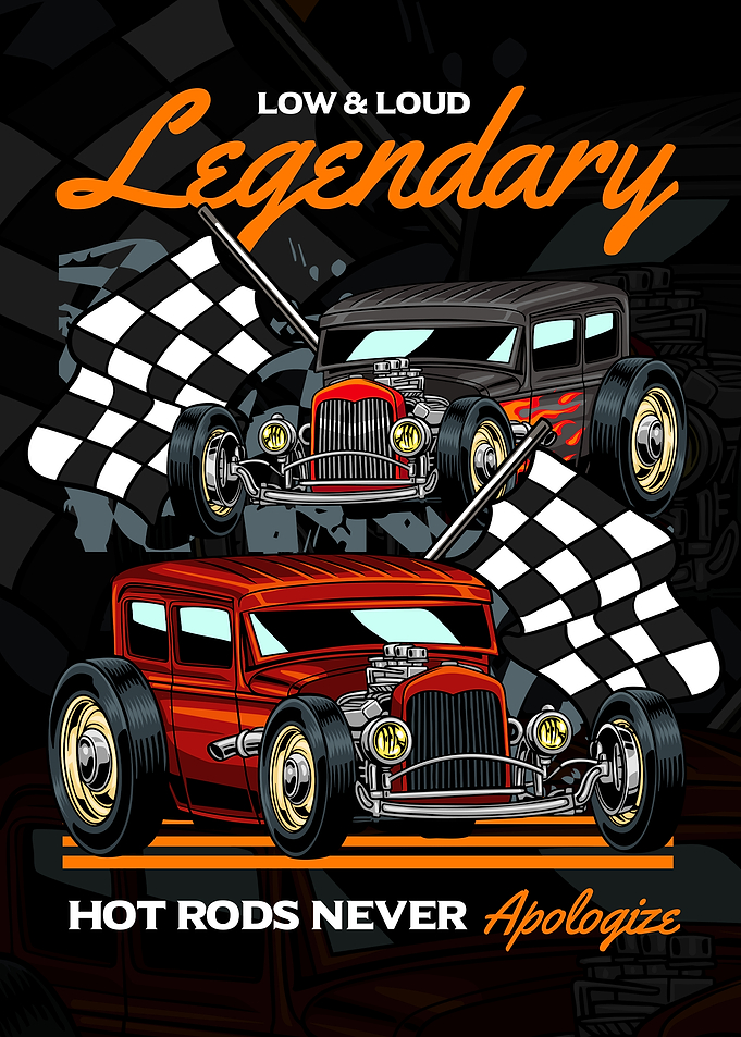 Legendary Hot Rods Poster