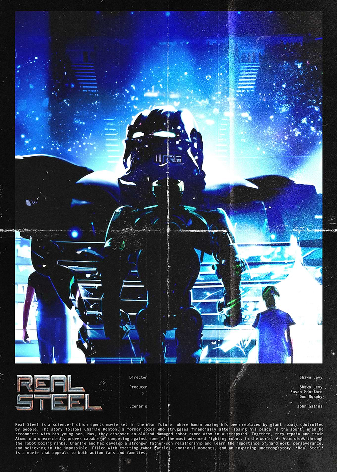 Real Steel Movie Poster Art