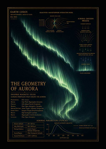 The Geometry of Aurora Scientific Space Poster