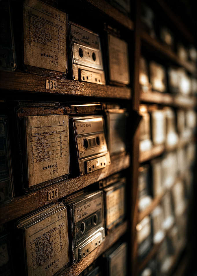 Vintage Cassette Tape Collection Archive