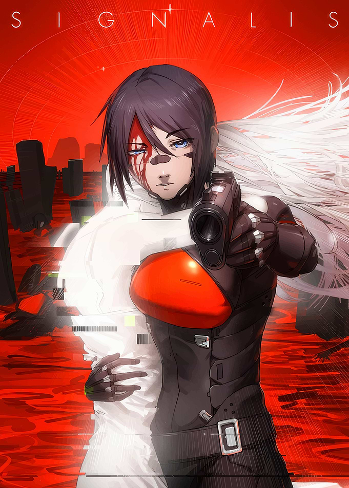 Signalis Elster and Ariane Fan Art