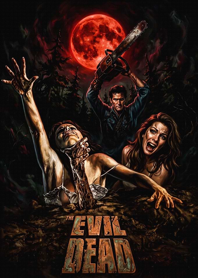 The Evil Dead Horror Movie Poster
