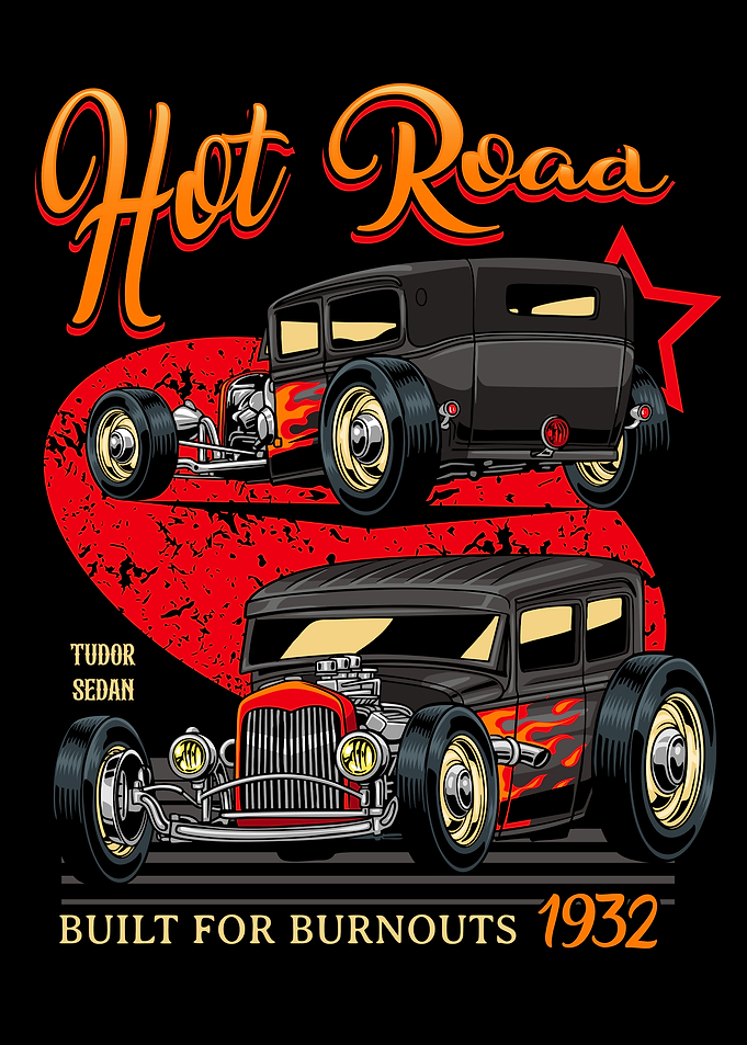 1932 Hot Rod Tudor Sedan Poster