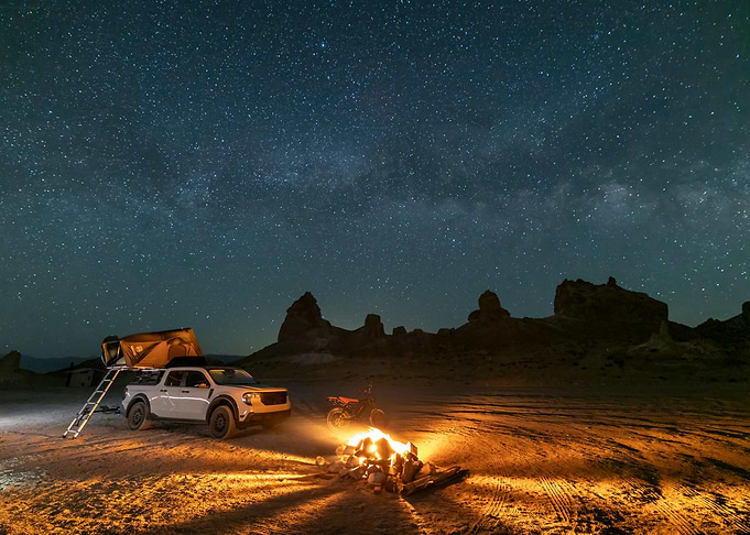 Overlanding Adventure Under Milky Way