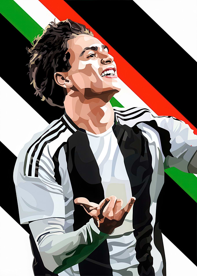 Paulo Dybala Juventus Vector Art