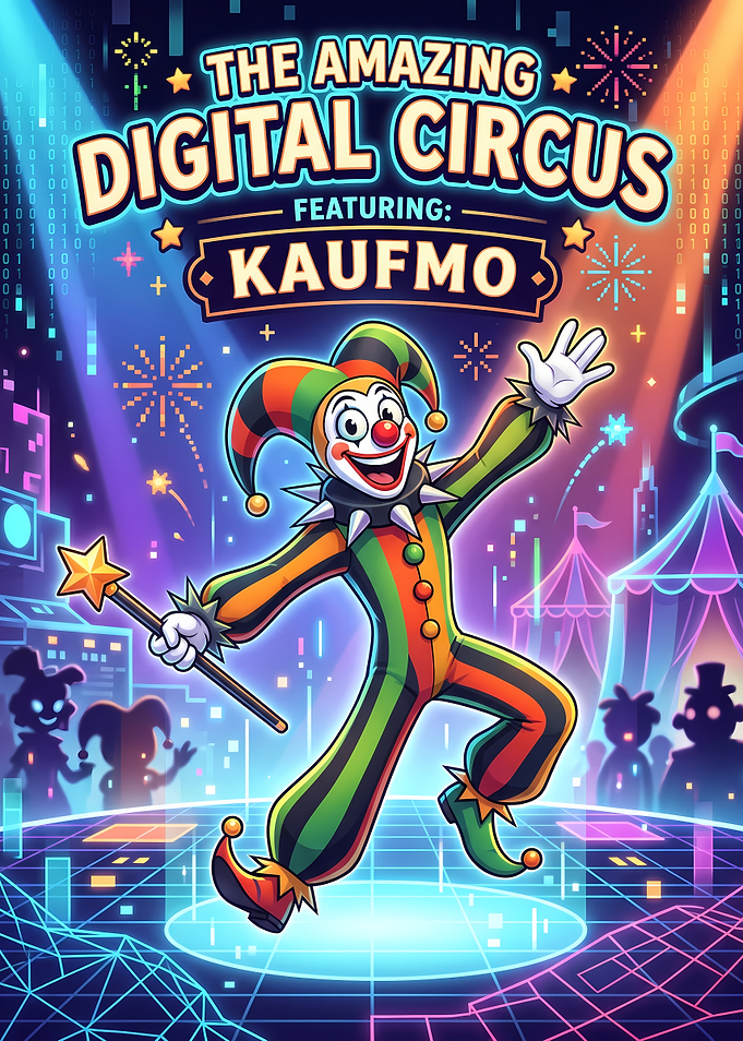 The Amazing Digital Circus Kaufmo Poster