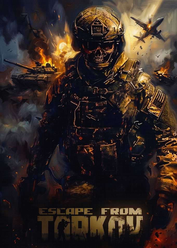 Escape From Tarkov Soldier Poster
