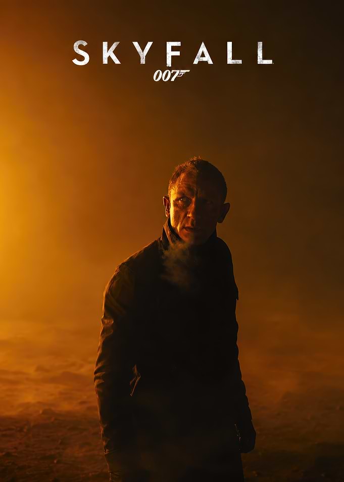 Skyfall 007 James Bond Movie Poster