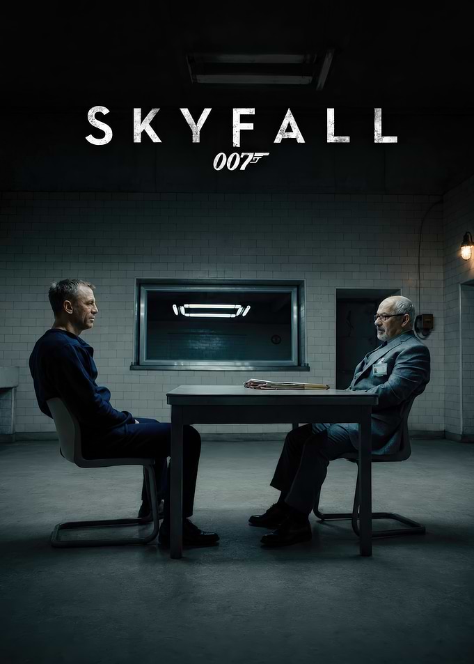Skyfall 007 James Bond Movie Poster