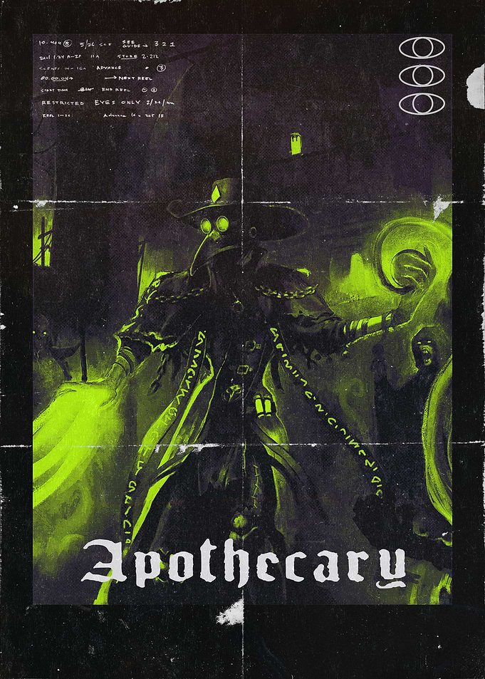 Plague Doctor Apothecary Poster