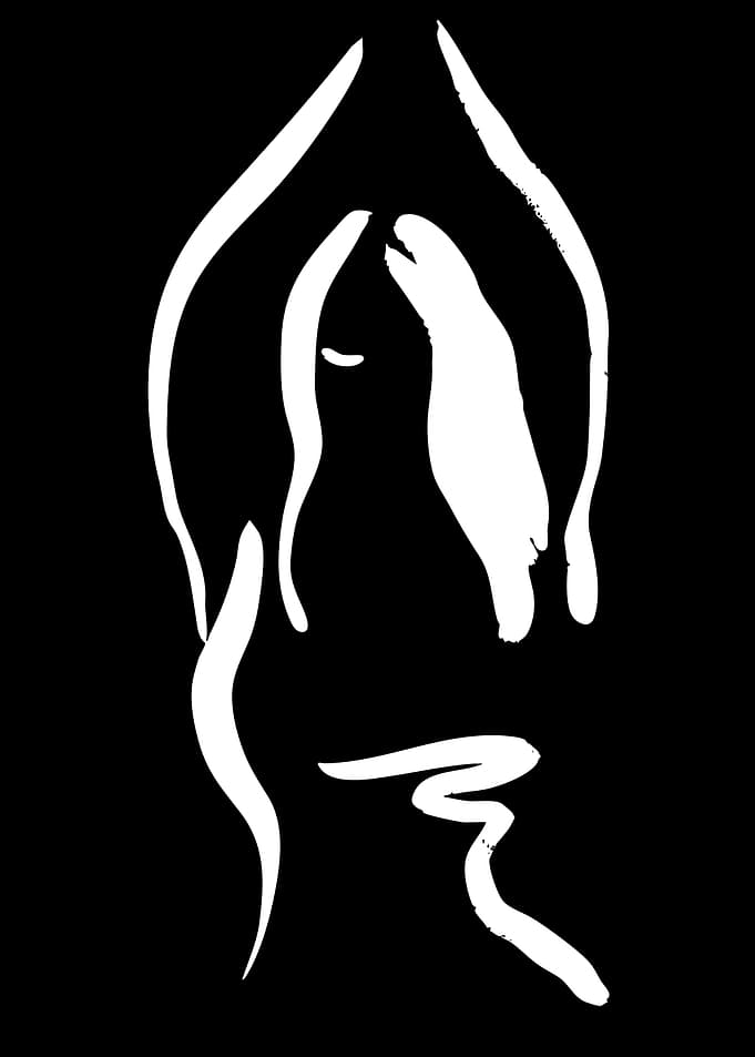 Minimalist Abstract Line Art Portrait