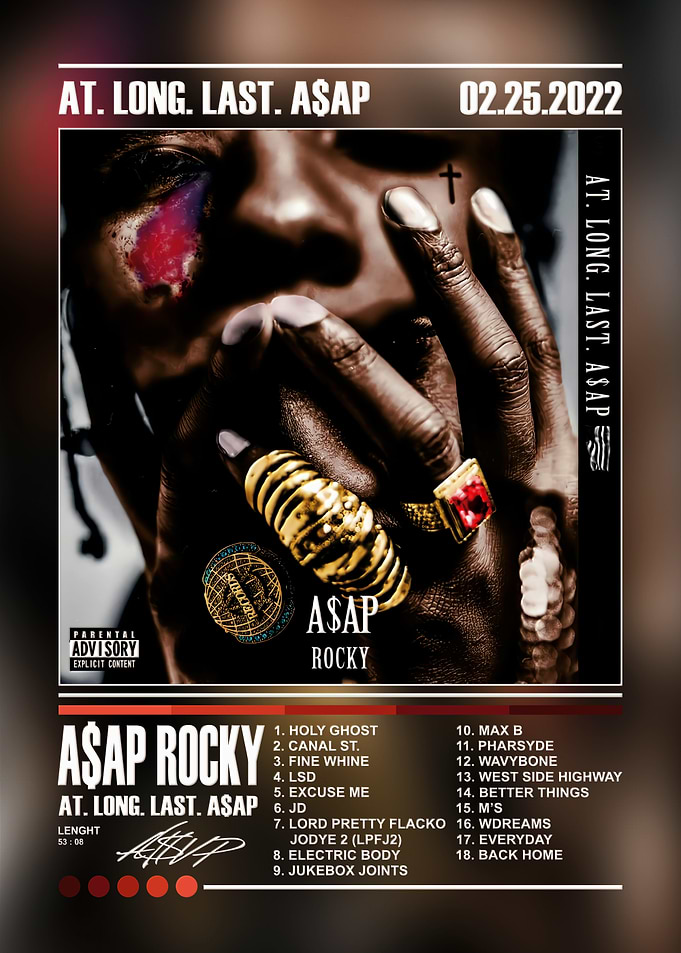 A$AP Rocky At. Long. Last. A$AP Poster