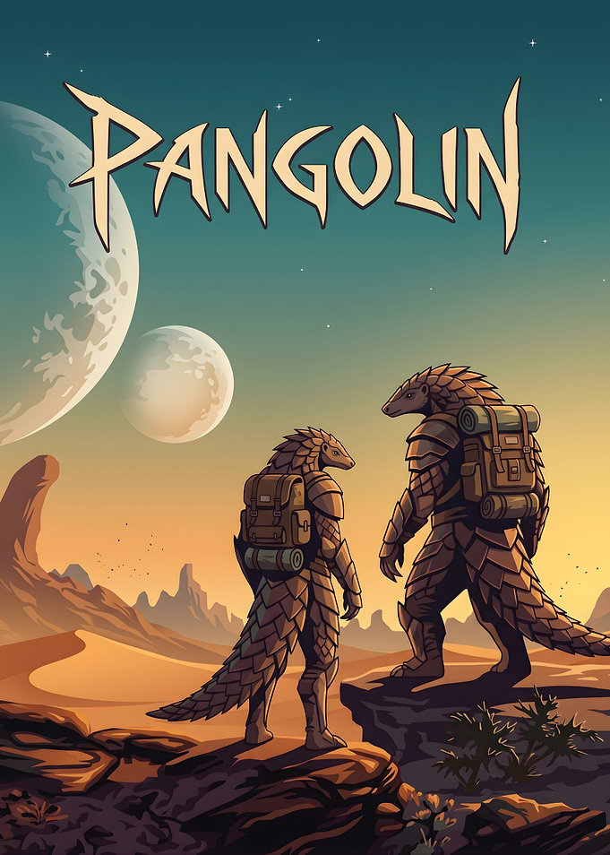 Pangolin Space Explorers Poster