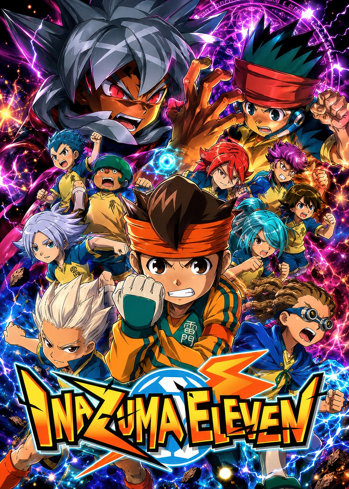 Inazuma Eleven Anime Team Poster