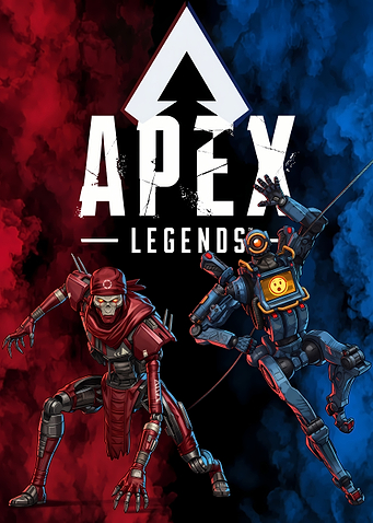 Apex Legends Revenant and Pathfinder Poster