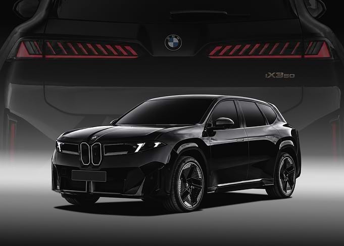 Black BMW iX350 SUV