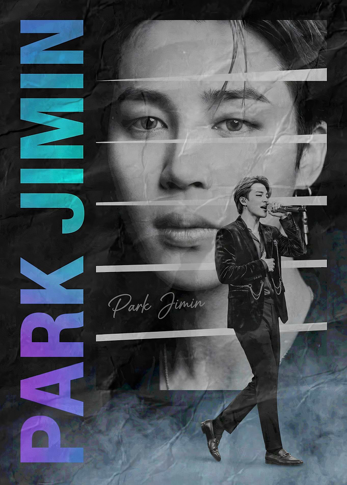 Park Jimin BTS Poster Art