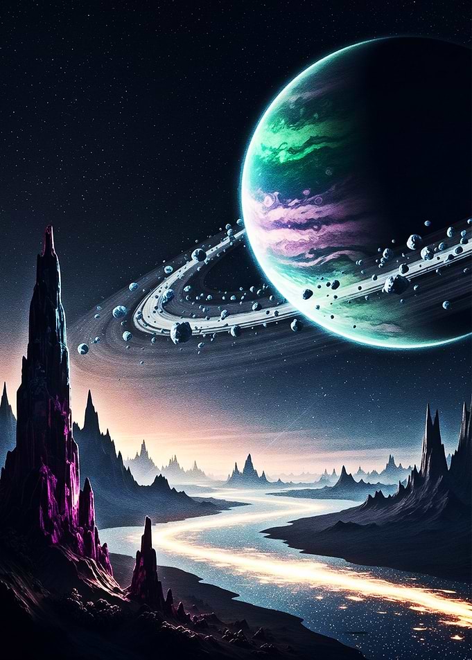 Ringed Planet Horizon