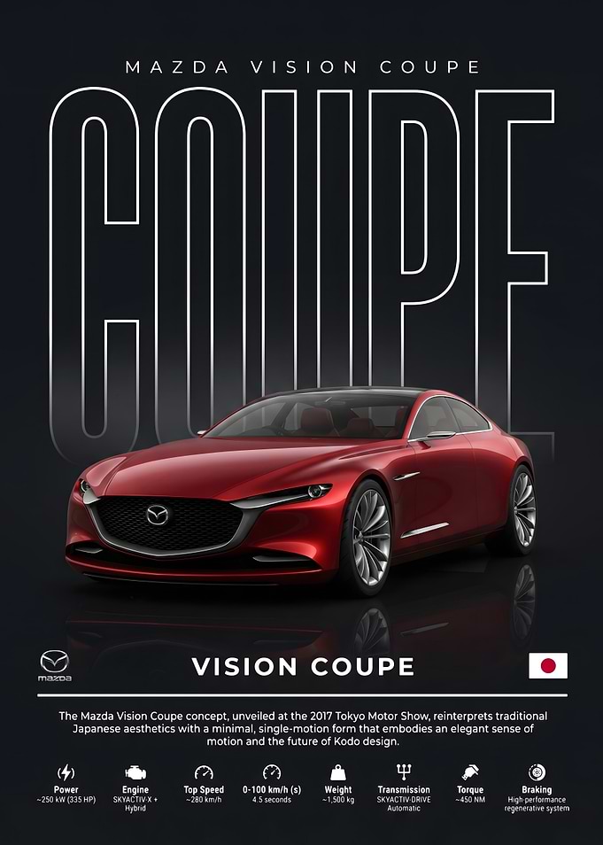 Mazda Vision Coupe Concept Poster