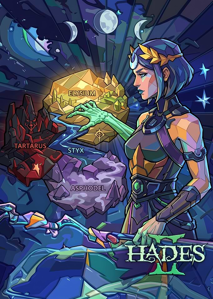 Hades II Melinoe Map Illustration