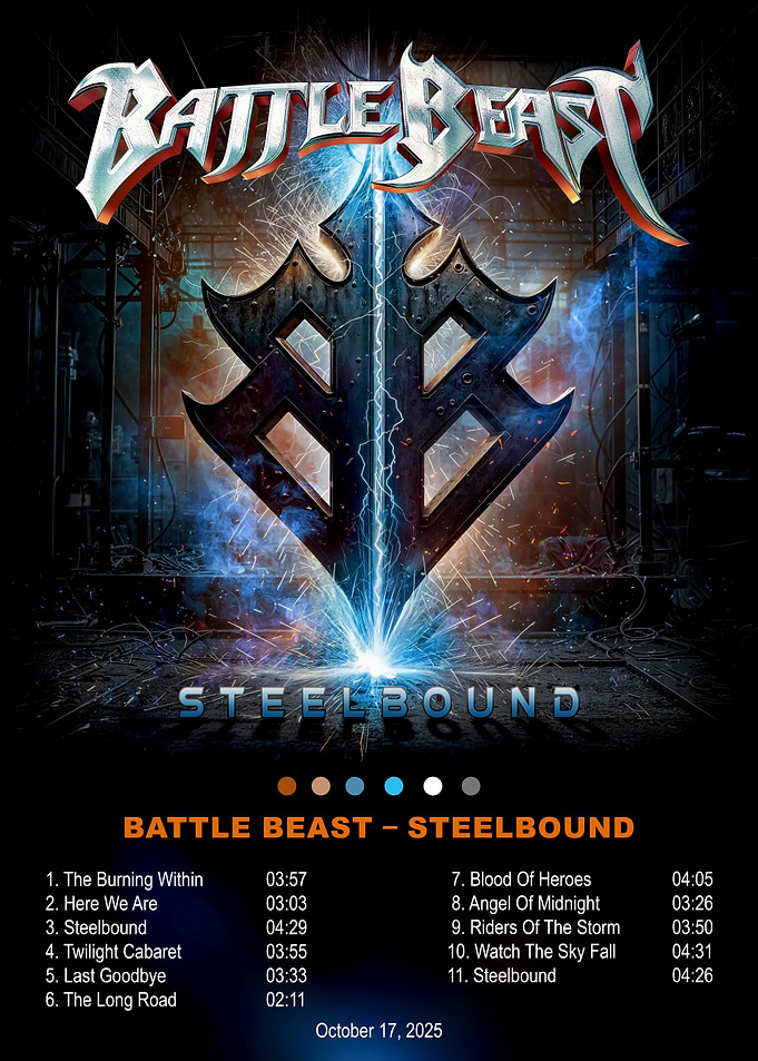 Battle Beast Steelbound Album Cover