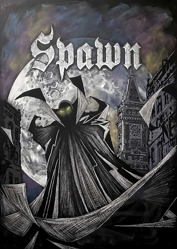Spawn Comic Book Character Art