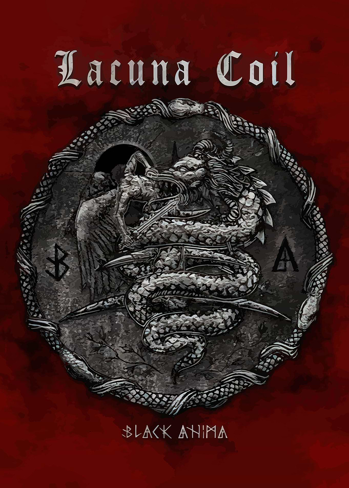 Lacuna Coil Black Anima Album Art