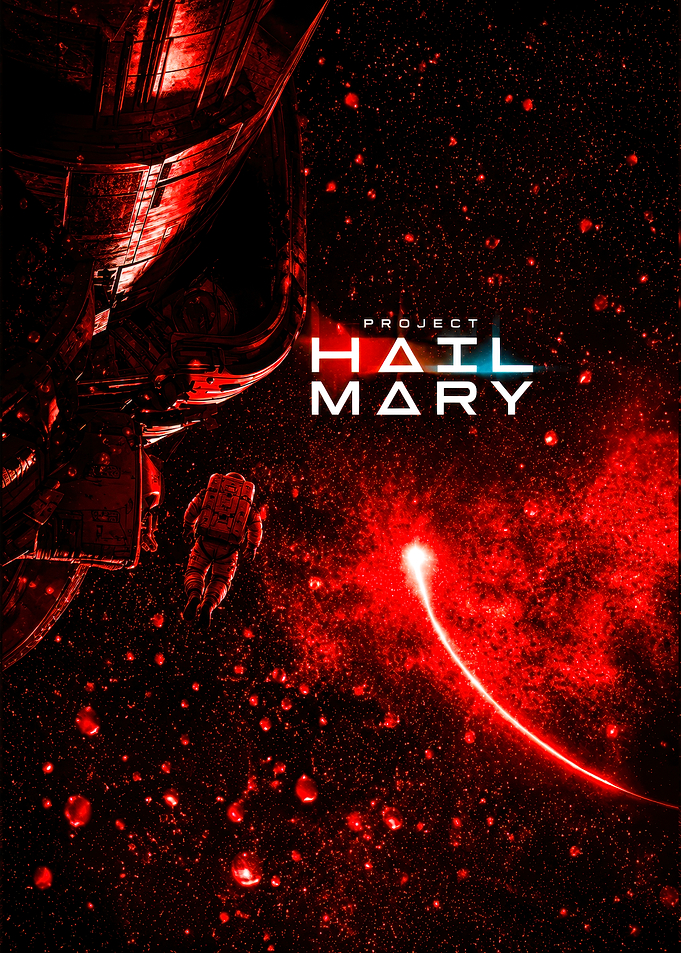 Project Hail Mary Space Poster