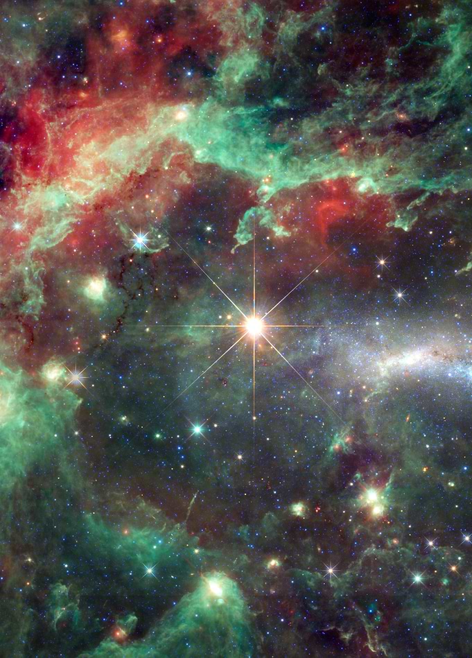 Nebula's Heart: Cosmic Radiance