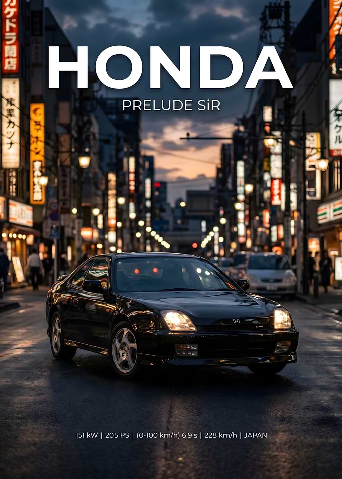 Honda Prelude SiR in Japan