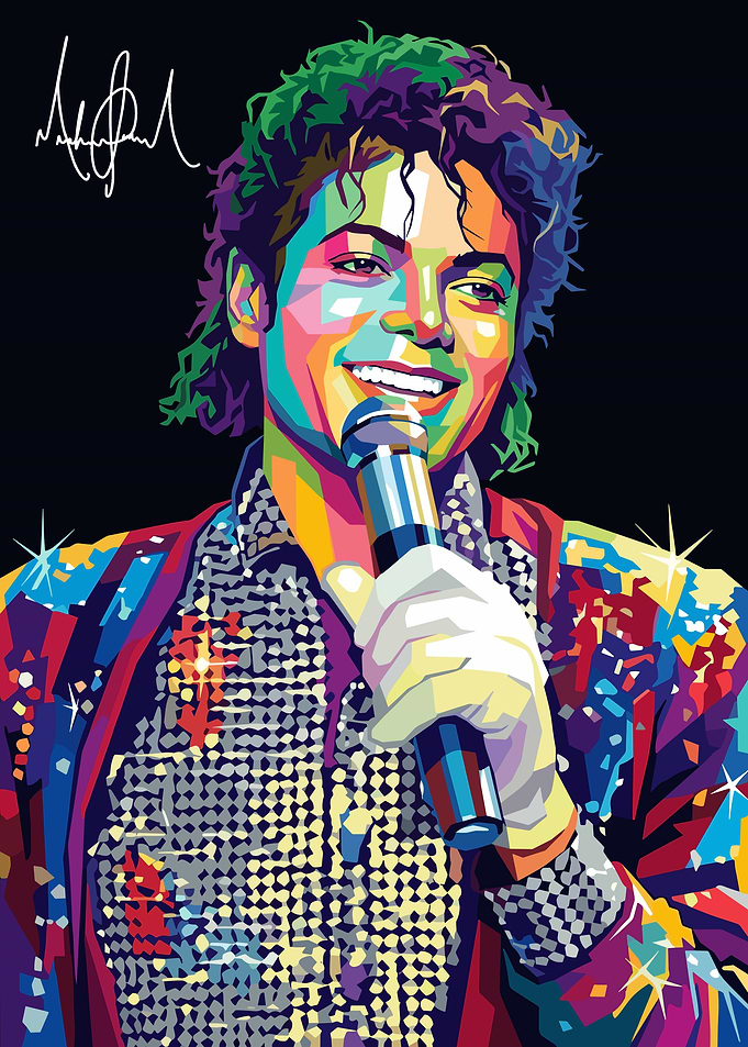 Michael Jackson Pop Art Portrait