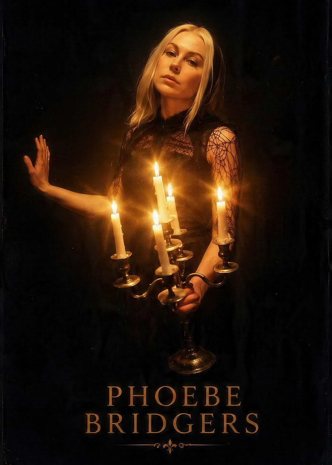 Phoebe Bridgers Candlelight Portrait