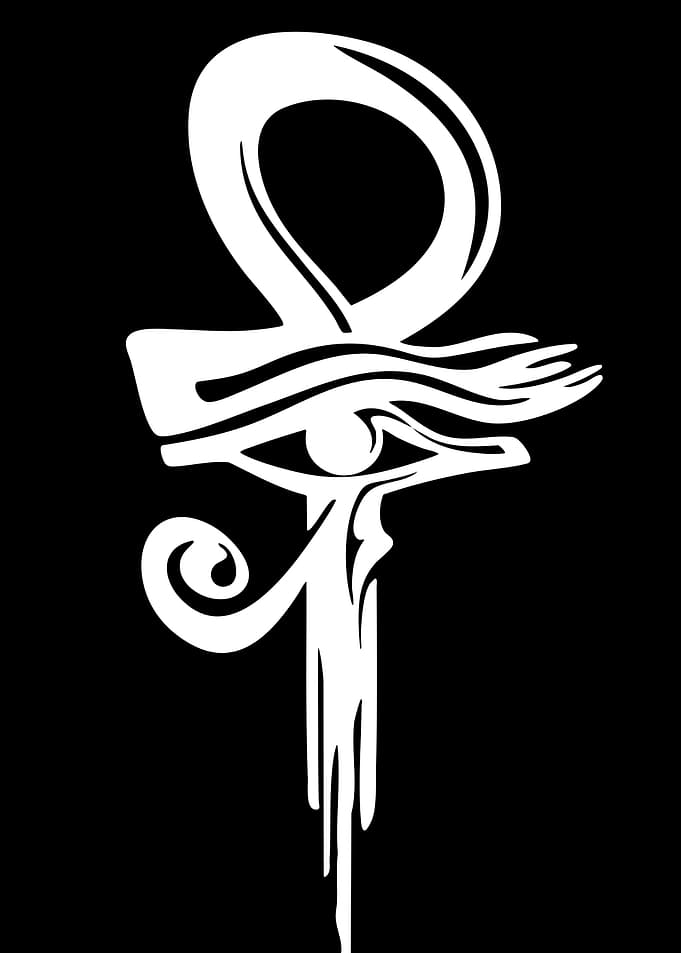 Ankh and Eye of Horus Symbol