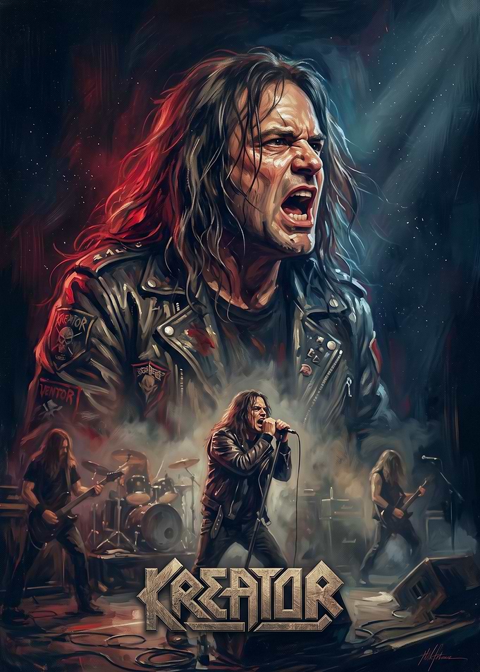 Kreator Thrash Metal Band Poster