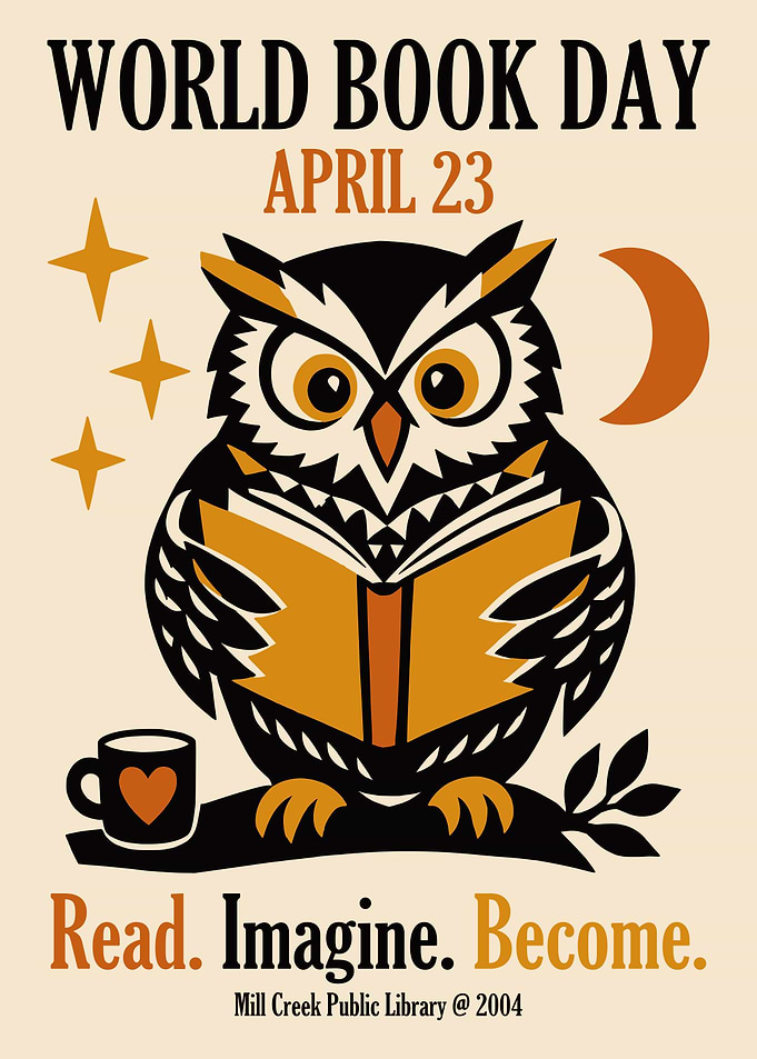 World Book Day Owl Poster